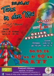 Tickets für 80er & 90er Party 2016 am 04.05.2016 - Karten kaufen